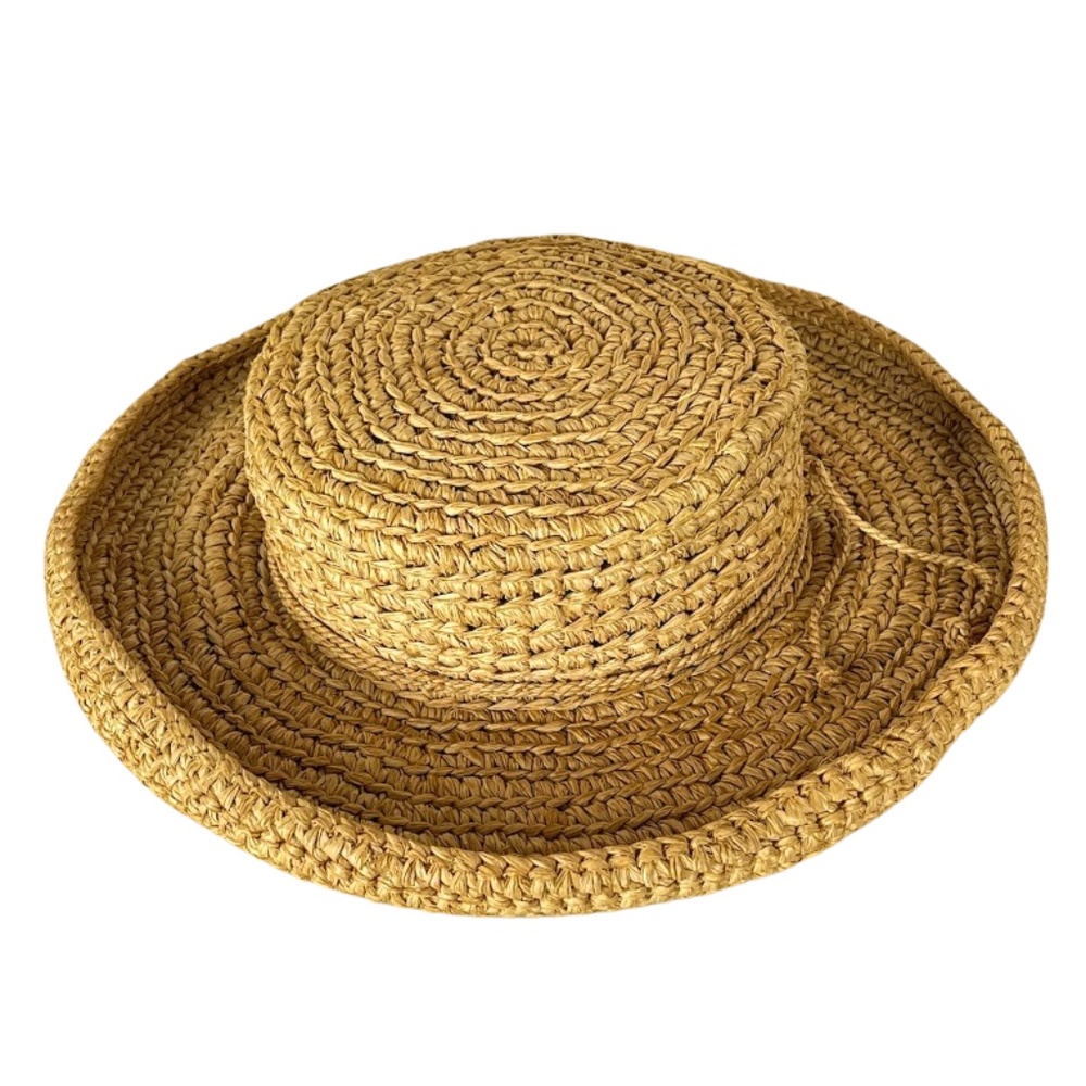 Helen Kaminski Raffia Vintage Handmade Women's Hat Australia Host Pick - Picture 2 of 11